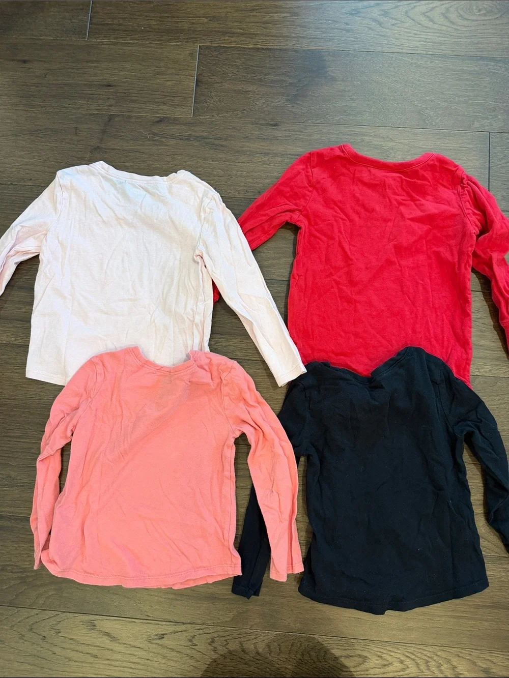 Old Navy / Hanna Andersson Girls Long-Sleeve Tops Set of 4 - C11-287